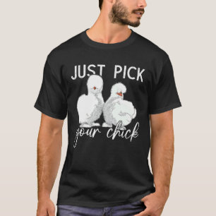 Silkie Chicken Farm Farmer Pick your Chinese Silk T-Shirt