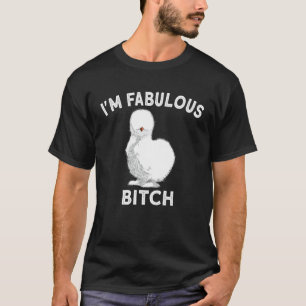 Silkie Chicken Farmer Poulet Farm Chinese Silk Ch T-Shirt