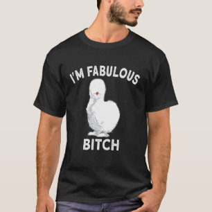 Silkie Chicken Lover Farmer Poulet Farm Chinese Si T-Shirt