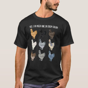Silkie Chicken Lover Funny Silkie Owner Silkie Chi T-Shirt