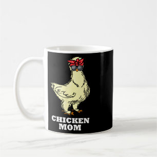 Silkie Chicken Mom Gift Cute Sungles Animal Coffee Mug