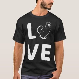 Silkie Chicken mom Silkie Chicken love T-Shirt