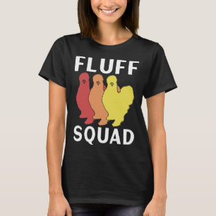 Silkie Chicken Squad Team Farmer Farm Chinese Silk T-Shirt