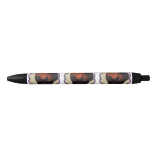 Silkie Circle Black Ink Pen
