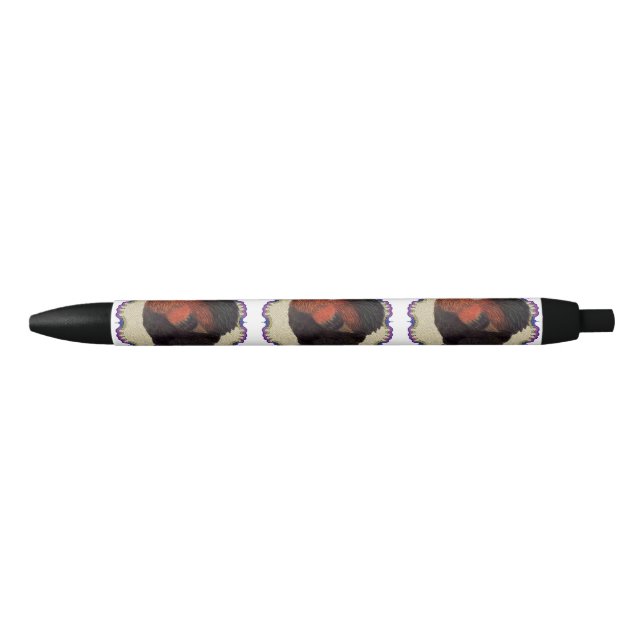 Silkie Circle Black Ink Pen (Front)