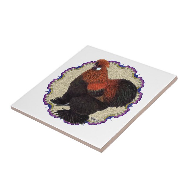 Silkie Circle Tile (Side)