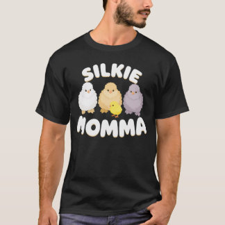 Silkie Momma Chicken Mom T-Shirt
