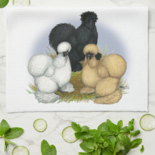 Silkie Trio Kitchen Towel
