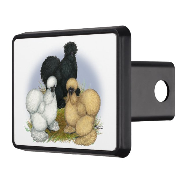 Silkie Trio Trailer Hitch Cover (Left)