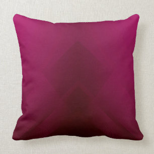 Silky Magenta Throw Pillow