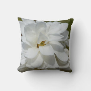 Silky Magnolia Throw Pillow