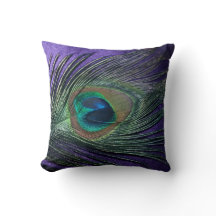 Silky Purple Peacock Feather Still Life