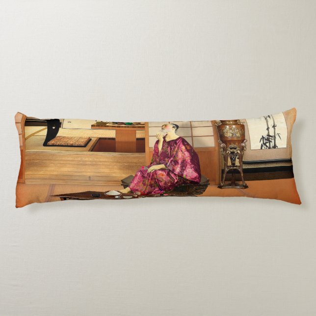 Silky Rice Powder Body Pillow (Back)