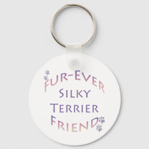 Silky Terrier Furever Friend Keychain