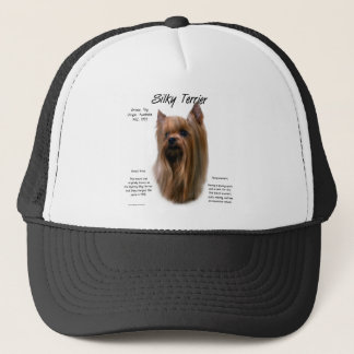 Silky Terrier History Design Trucker Hat