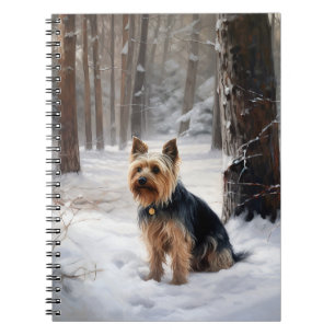 Silky Terrier Let It Snow Christmas Notebook