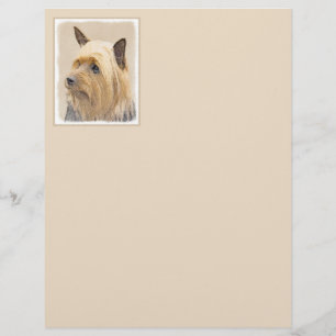 Silky Terrier Painting - Cute Original Dog Art