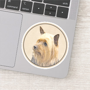 Silky Terrier Painting - Cute Original Dog Art