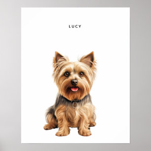 Silky Terrier Personalized Print