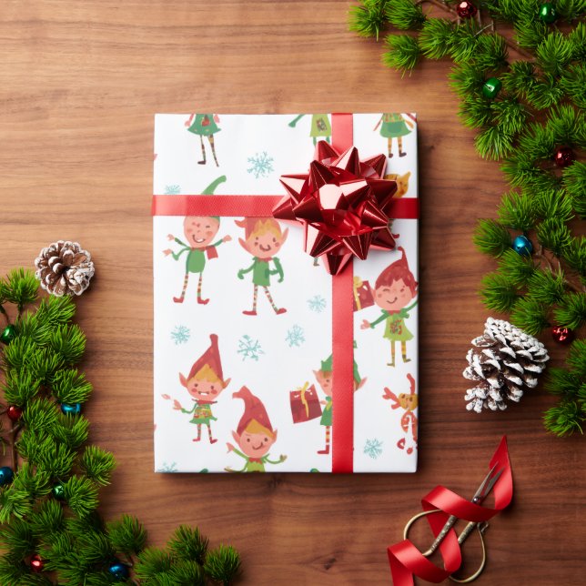 Silly AI Elves Wrapping Paper (Holiday Gift)
