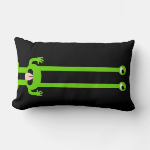 Silly Alien Throw Pillow