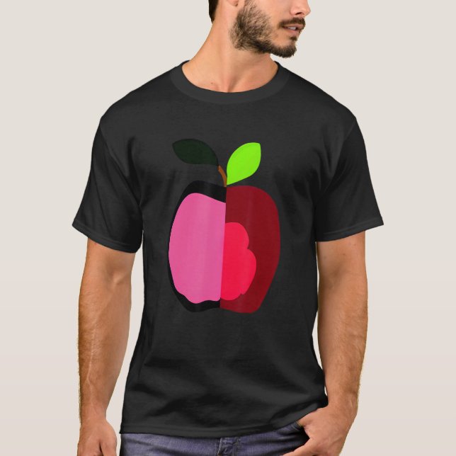 silly Apple vegetarian T-Shirt (Front)
