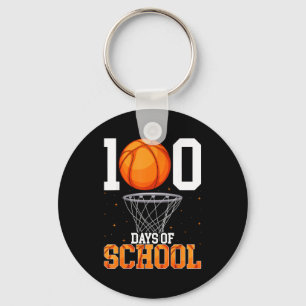 Silly Balls Day School Player Days 100 100th Baske Keychain
