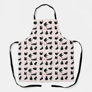 Silly Black Cats Apron