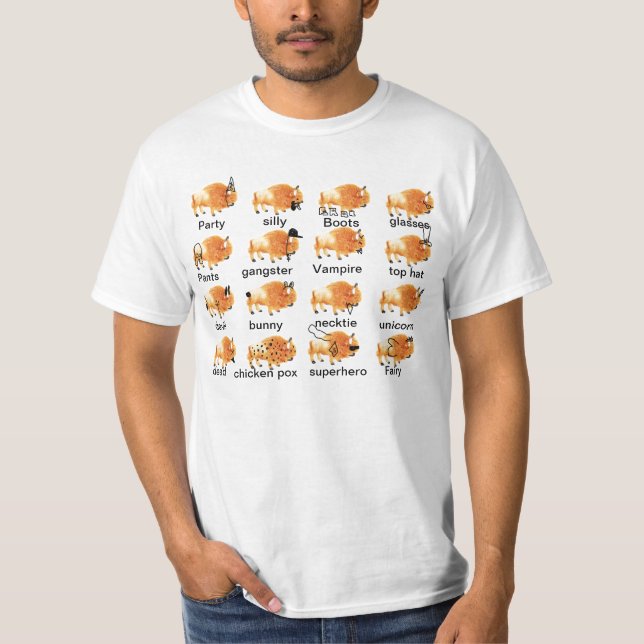 Silly Buffaloes T-Shirt (Front)