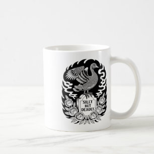 Silly But Deadly Goose Halloween Horror Coffee Mug