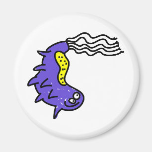 Silly Cartoon Germ Magnet