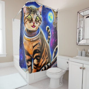 Silly Cat in Space World Meme Artwork