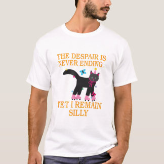 Silly Cat Men's Basic T-Shirt