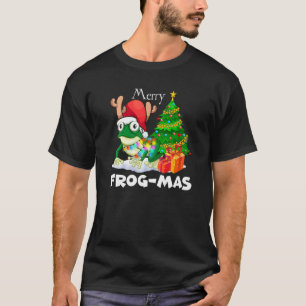 Silly Christmas Frog Apparel Merry Frog Mas For Fr T-Shirt
