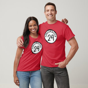 Silly Circle Custom Text T-Shirt