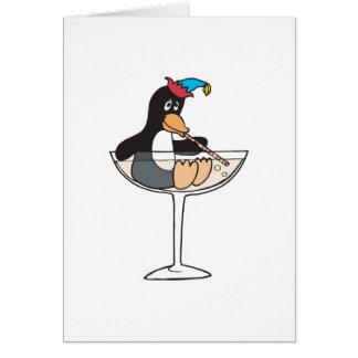 silly drunk penguin
