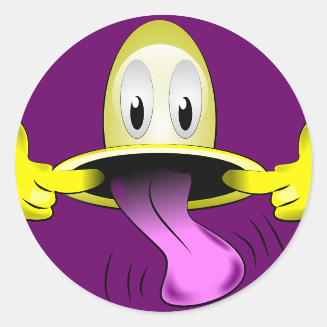 Silly Face Sticker (Front)