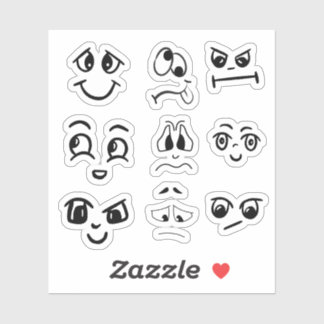 Silly Face Stickers