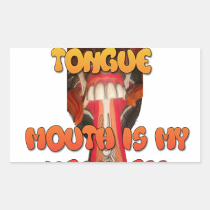 Silly Face: Tongue-Out Expression Humour Sticker