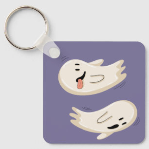 Silly Flying Ghosts Keychain