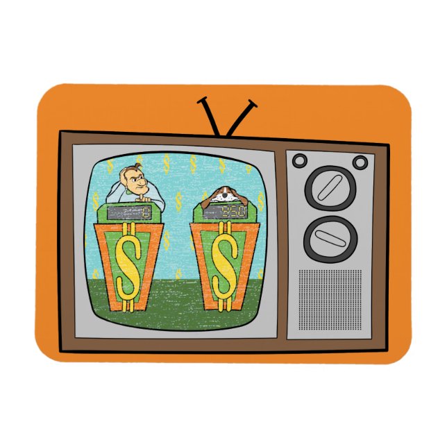 Silly Game Show Pals Cartoon Magnet (Horizontal)