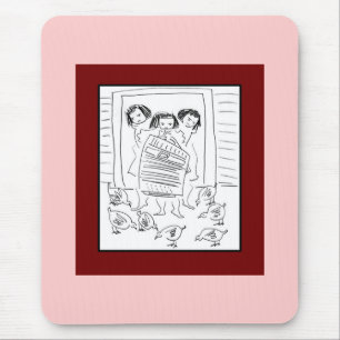 Silly Girls Mouse Pad