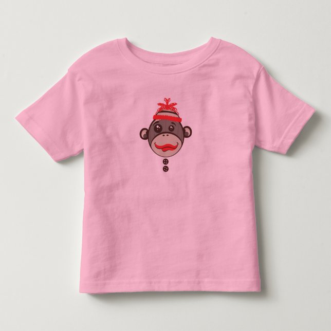 Silly Glasses Sock Monkey Shirt (Front)