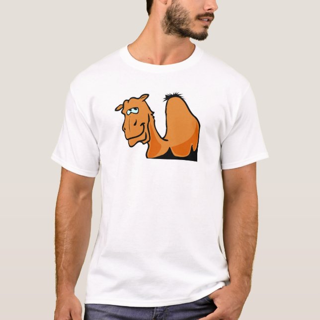 silly goofy happy camel - Customized T-Shirt (Front)