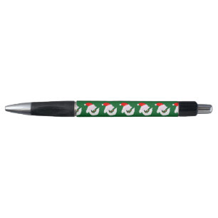 Silly goofy Santa Claus cartoon face Pen
