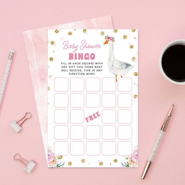 Silly Goose Baby Shower Bingo Game (Creator Uploaded)