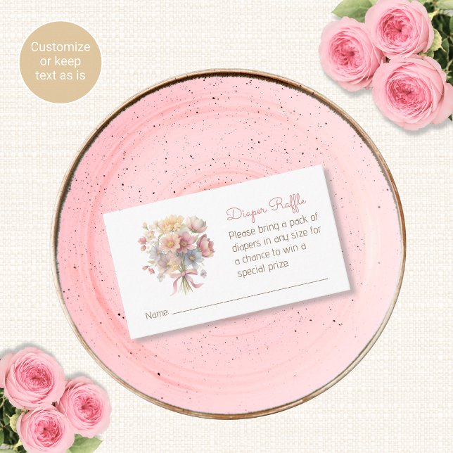 Silly Goose Baby Shower Diaper Raffle Card Insert (Creator Uploaded)
