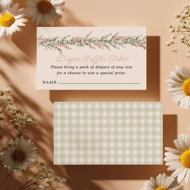 Silly Goose Baby Shower Diaper Raffle Enclosure Card (Creator Uploaded)