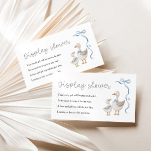 Silly Goose Baby Shower Display Shower Enclosure Card