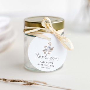 Silly Goose Baby Shower Favour Tags
